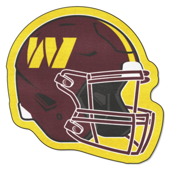 FanMats® - Washington Football Team 33.5" x 36" Nylon Face Helmet Mascot Mat