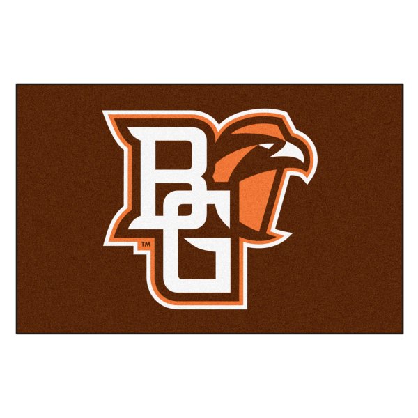 FanMats® - Bowling Green State University 19" x 30" Nylon Face Starter Mat with "BG & Falcon" Logo