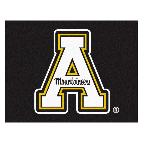 FanMats® - Appalachian State University 33.75" x 42.5" Nylon Face All-Star Floor Mat with "A & Mountaineers" Logo
