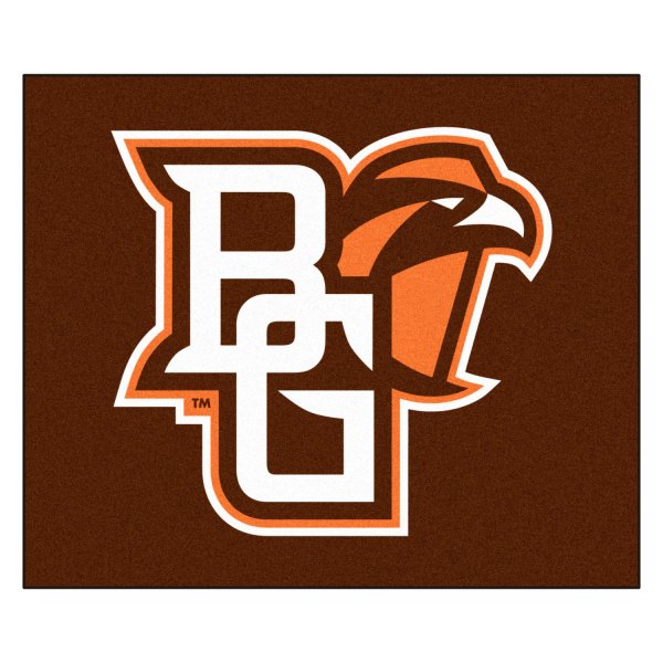 FanMats® - Bowling Green State University 59.5" x 71" Nylon Face Tailgater Mat with "BG & Falcon" Logo