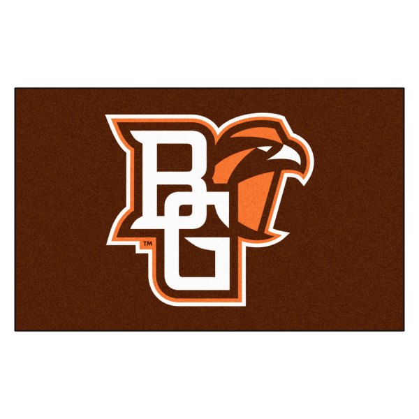 FanMats® - Bowling Green State University 60" x 96" Nylon Face Ulti-Mat with "BG & Falcon" Logo