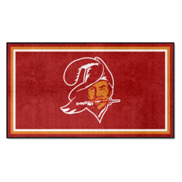 FanMats® - Tampa Bay Buccaneers 36" x 60" Nylon Face Plush Floor Rug with "Bucco Bruce" Vintage Logo