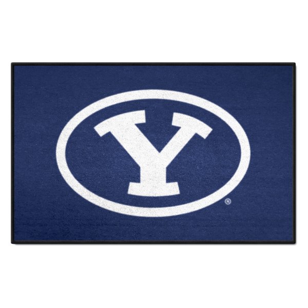 FanMats® - Brigham Young University 19" x 30" Nylon Face Starter Mat with "Oval Y" Logo