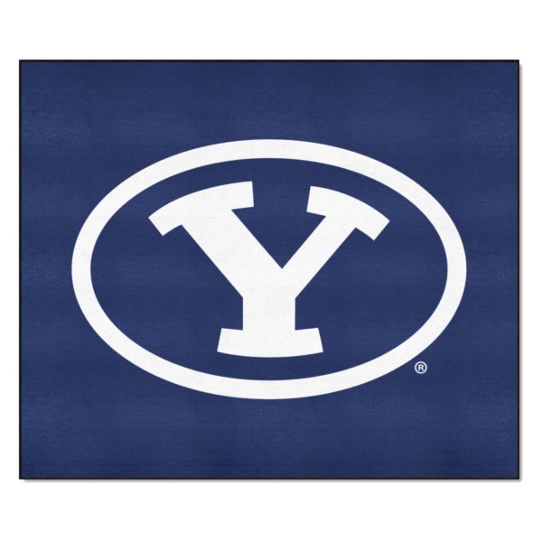 FanMats® - Brigham Young University 59.5" x 71" Nylon Face Tailgater Mat with "Oval Y" Logo