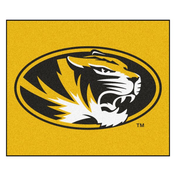 FanMats® - University of Missouri 59.5" x 71" Nylon Face Tailgater Mat with "Oval Tiger" Logo