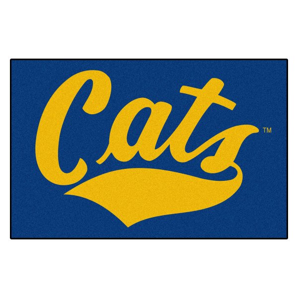 FanMats® - Montana State University 19" x 30" Nylon Face Starter Mat with "Cats" Wordmark