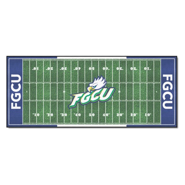 FanMats® - Florida Gulf Coast University 30" x 72" Nylon Face Football Field Runner Mat