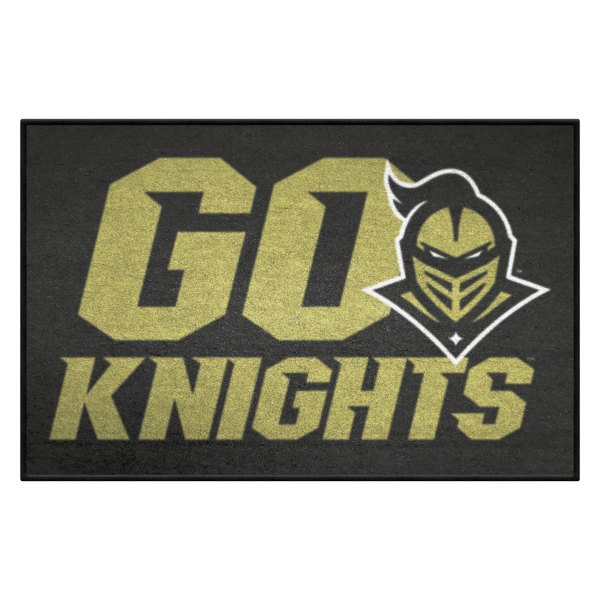 FanMats® - University of Central Florida 30"L x 19"W Slogan Nylon Starter Mat with School Slogan & Knight Logo