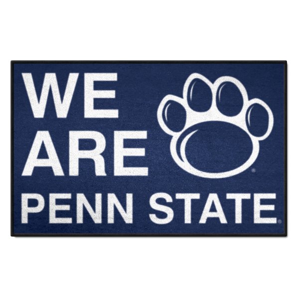 FanMats® - Pennsylvania State University 30"L x 19"W Slogan Nylon Starter Mat with School Slogan