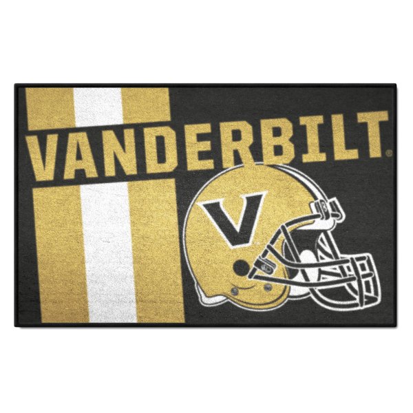 FanMats® - Vanderbilt University 30"L x 19"W Nylon Starter Mat with V Primary Logo