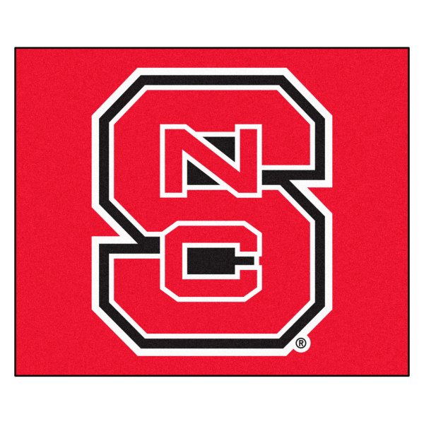 FanMats® - North Carolina State University 59.5" x 71" Nylon Face Tailgater Mat with "NCS" Primary Logo