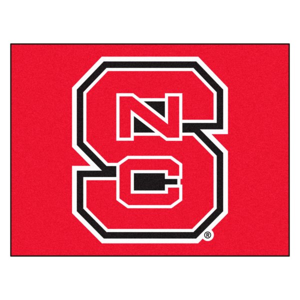 FanMats® - North Carolina State University 33.75" x 42.5" Nylon Face All-Star Floor Mat with "NCS" Primary Logo