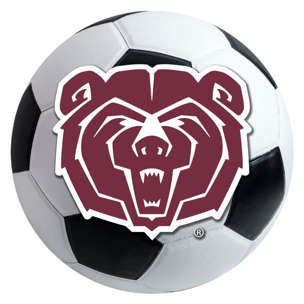 FanMats® - Missouri State University 27" Dia Nylon Face Soccer Ball Floor Mat with "Bear" Logo