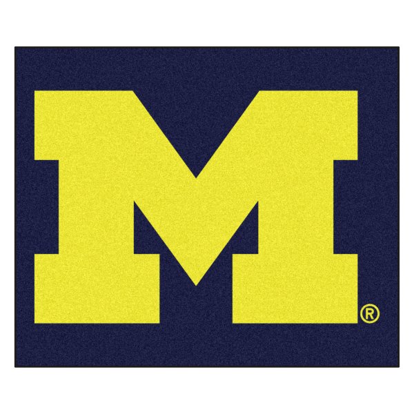 FanMats® - University of Michigan 59.5" x 71" Nylon Face Tailgater Mat with "Block M" Logo