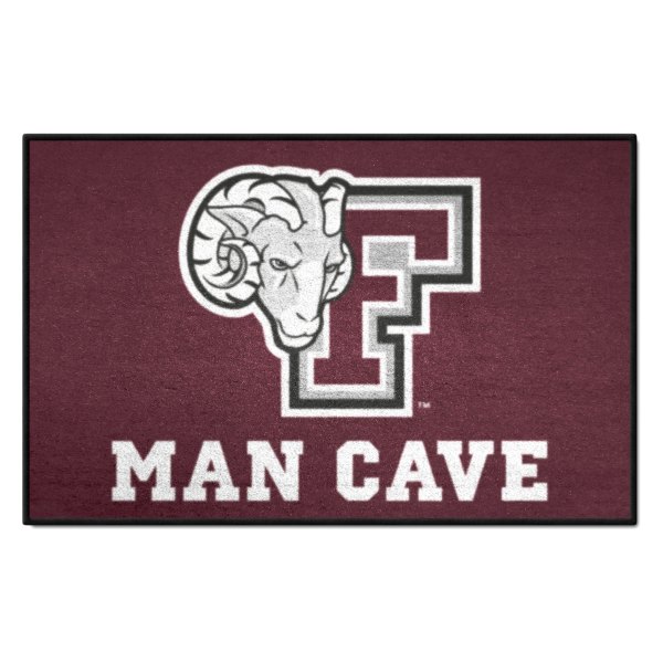 FanMats® - Fordham University 30"L x 19"W Man Cave Nylon Starter Mat with Ram Head and F Logo