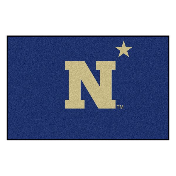 FanMats® - U.S. Naval Academy 19" x 30" Nylon Face Starter Mat with "N" Primary Logo