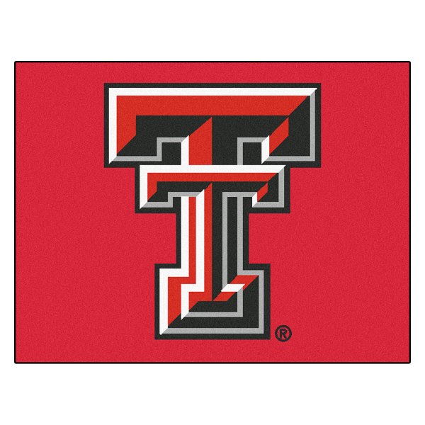 FanMats® - Texas Tech University 33.75" x 42.5" Nylon Face All-Star Floor Mat with "TT" Logo