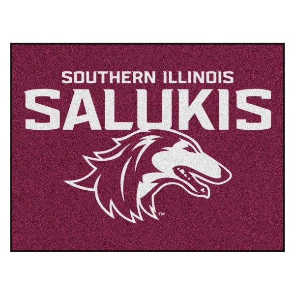 FanMats® - Southern Illinois University 33.75" x 42.5" Nylon Face All-Star Floor Mat with "Salukis & Wordmark" Logo