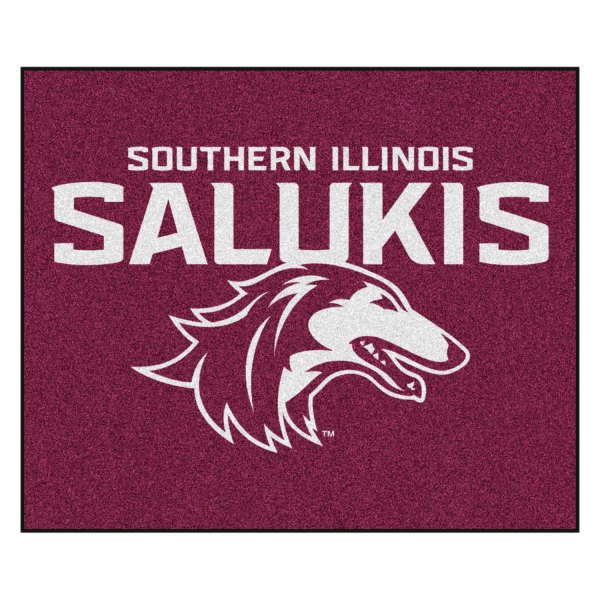 FanMats® - Southern Illinois University 59.5" x 71" Nylon Face Tailgater Mat with "Salukis & Wordmark" Logo