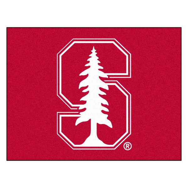 FanMats® - Stanford University 33.75" x 42.5" Nylon Face All-Star Floor Mat with "S with Cardinal" Logo