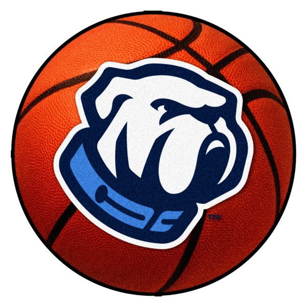 FanMats® - The Citadel 27" Dia Nylon Face Basketball Ball Floor Mat with "Citadel Bulldog" Logo