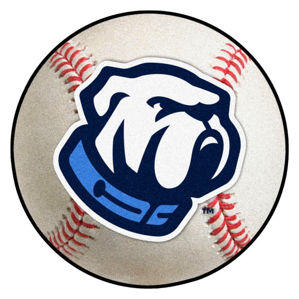 FanMats® - The Citadel 27" Dia Nylon Face Baseball Ball Floor Mat with "Citadel Bulldog" Logo