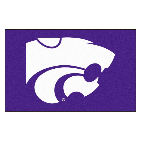FanMats® - Kansas State University 60" x 96" Nylon Face Ulti-Mat with "Wildcat" Logo