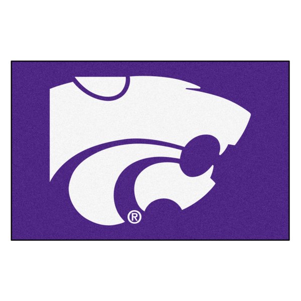 FanMats® - Kansas State University 19" x 30" Nylon Face Starter Mat with "Wildcat" Logo