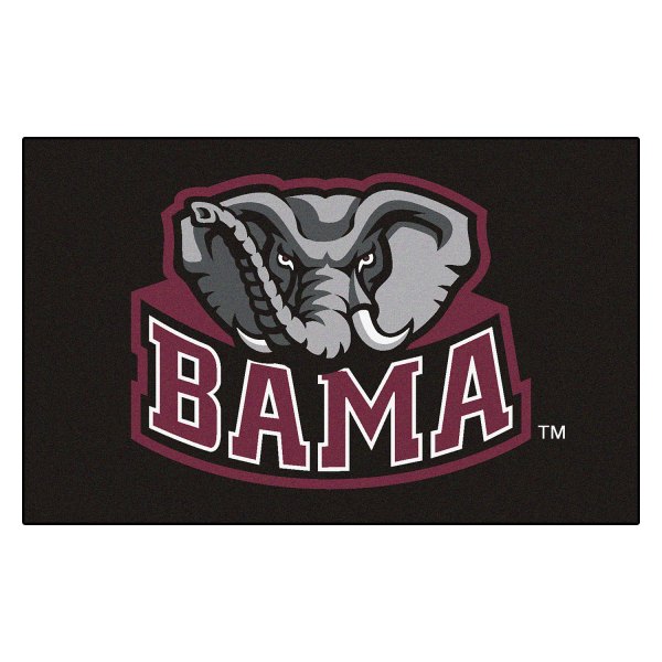 FanMats® - University of Alabama 60" x 96" Nylon Face Ulti-Mat with "Bama" Logo