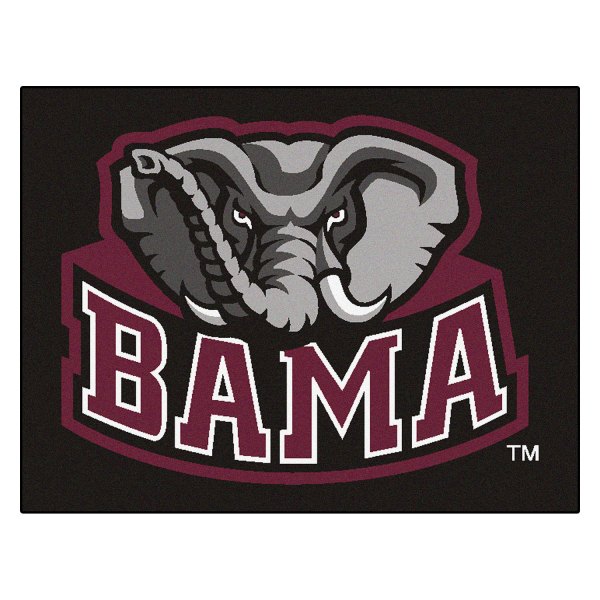 FanMats® - University of Alabama 33.75" x 42.5" Nylon Face All-Star Floor Mat with "Bama" Logo