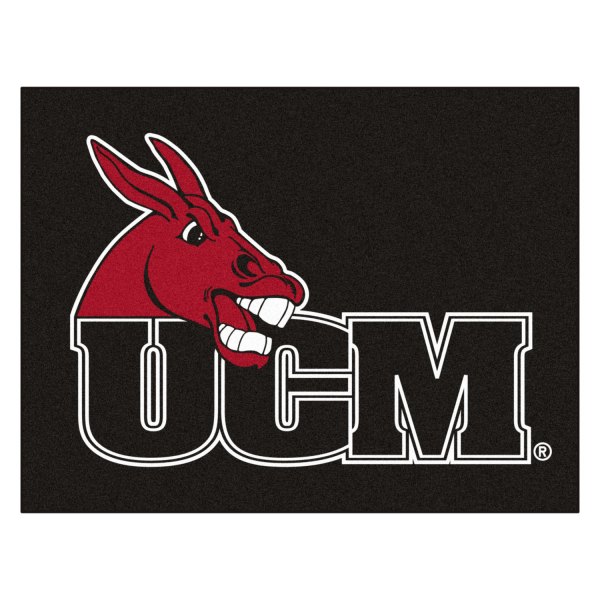 FanMats® - University of Central Missouri 33.75" x 42.5" Nylon Face All-Star Floor Mat with "Mule & UCM" Logo