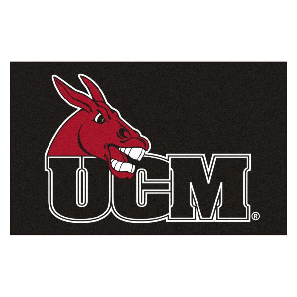 FanMats® - University of Central Missouri 60" x 96" Nylon Face Ulti-Mat with "Mule & UCM" Logo