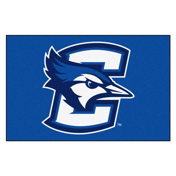 FanMats® - Creighton University 19" x 30" Nylon Face Starter Mat with "C & Blue Jay" Logo