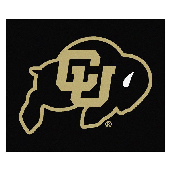 FanMats® - University of Colorado 59.5" x 71" Nylon Face Tailgater Mat with "CU & Buffalo" Logo