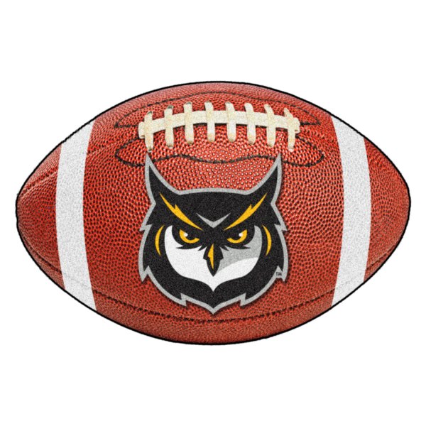 FanMats® - Kennesaw State University 20.5" x 32.5" Nylon Face Football Ball Floor Mat with "Owl" Logo