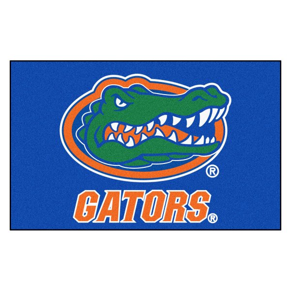 FanMats® - University of Florida 60" x 96" Nylon Face Ulti-Mat with "Gator Head" Logo