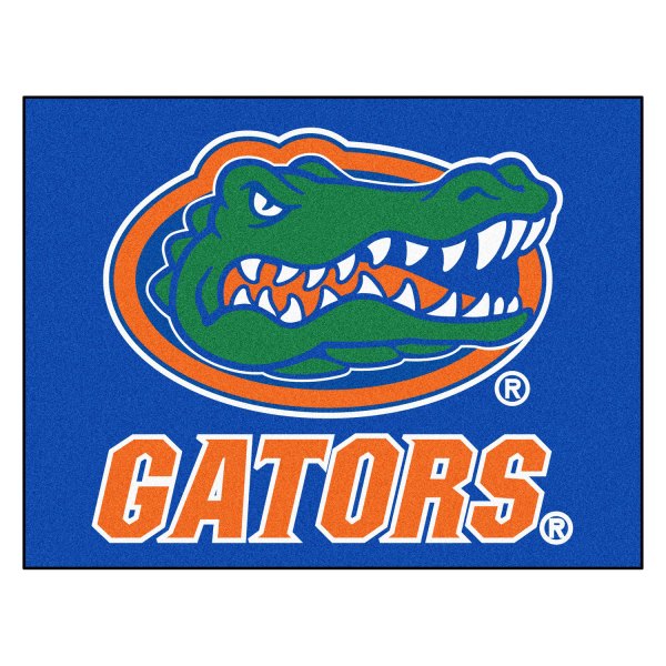 FanMats® - University of Florida 33.75" x 42.5" Nylon Face All-Star Floor Mat with "Gator" Logo