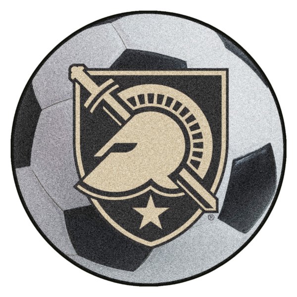 FanMats® - U.S. Military Academy 27" Dia Nylon Face Soccer Ball Floor Mat with "Shield with Armour" Primary Logo