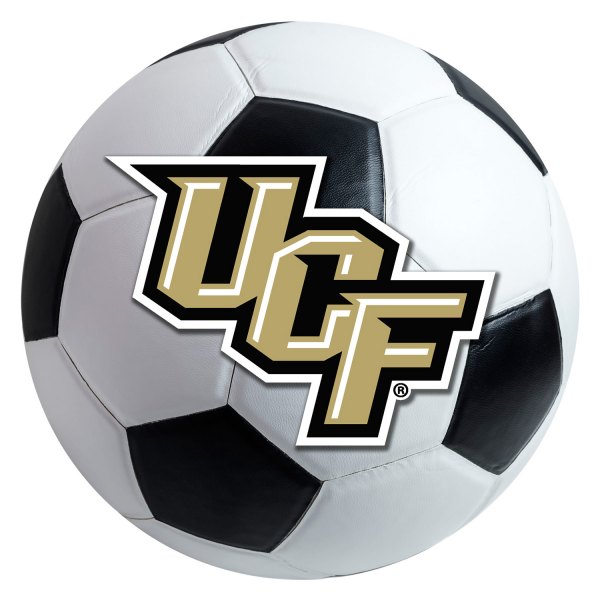 FanMats® - University of Central Florida 27" Dia Nylon Face Soccer Ball Floor Mat with "UCF" Primary Logo