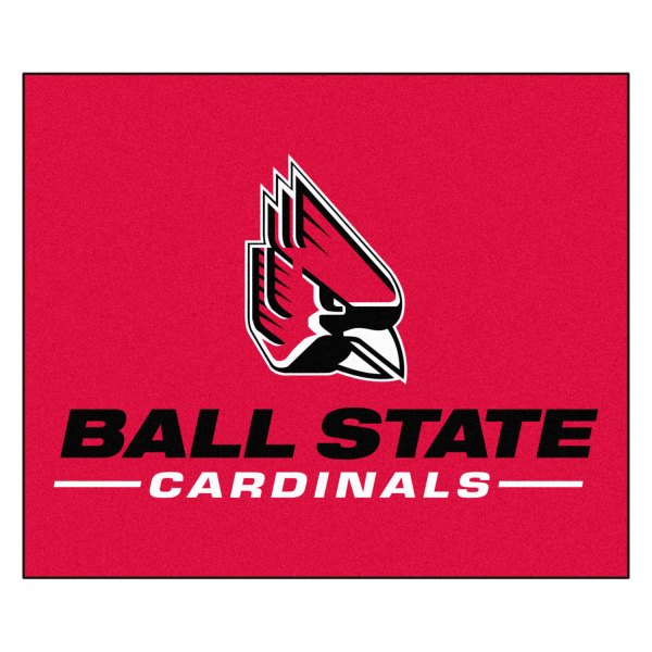 FanMats® - Ball State University 59.5" x 71" Nylon Face Tailgater Mat with "Cardinal" Logo
