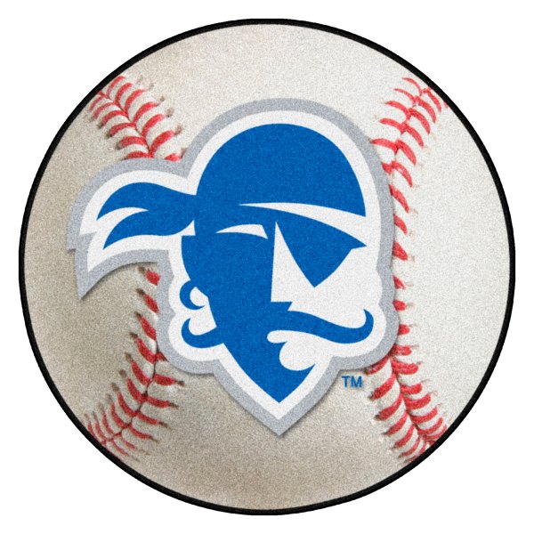 FanMats® - Seton Hall University 27" Dia Nylon Face Baseball Ball Floor Mat with "Pirate" Logo
