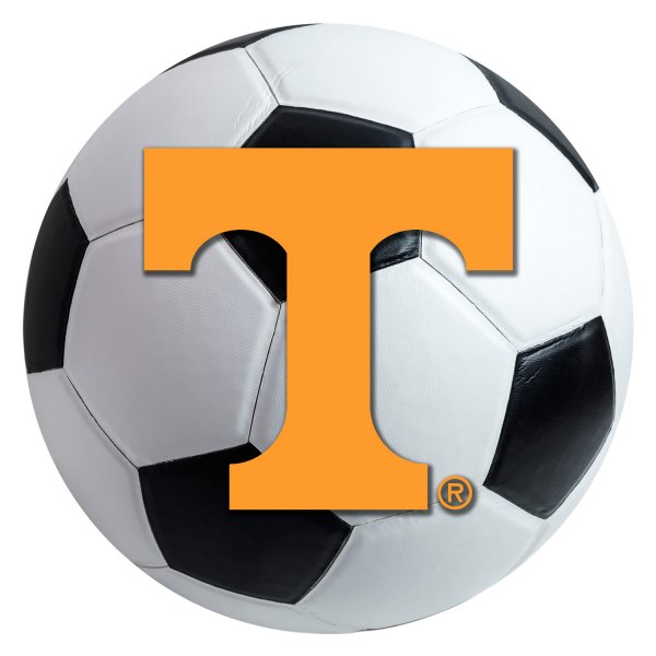 FanMats® - University of Tennessee 27" Dia Nylon Face Soccer Ball Floor Mat with "Power T" Logo