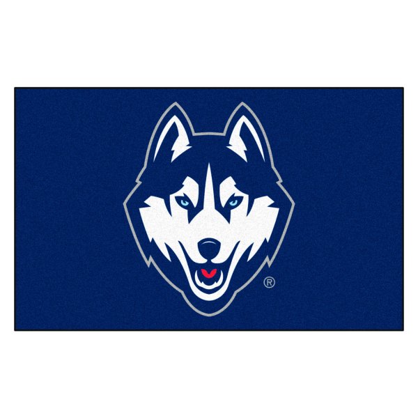 FanMats® - University of Connecticut 60" x 96" Nylon Face Ulti-Mat with "Husky" Logo
