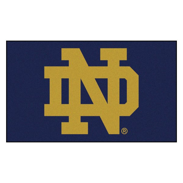 FanMats® - Notre Dame 19" x 30" Nylon Face Starter Mat with "ND" Logo