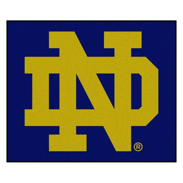 FanMats® - Notre Dame 59.5" x 71" Nylon Face Tailgater Mat with "ND" Logo