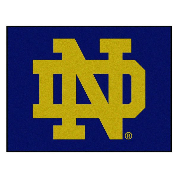 FanMats® - Notre Dame 33.75" x 42.5" Nylon Face All-Star Floor Mat with "ND" Logo