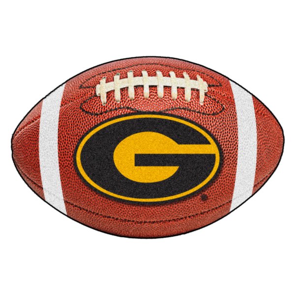 FanMats® - Grambling State University 20.5" x 32.5" Nylon Face Football Ball Floor Mat with "Oval G" Logo