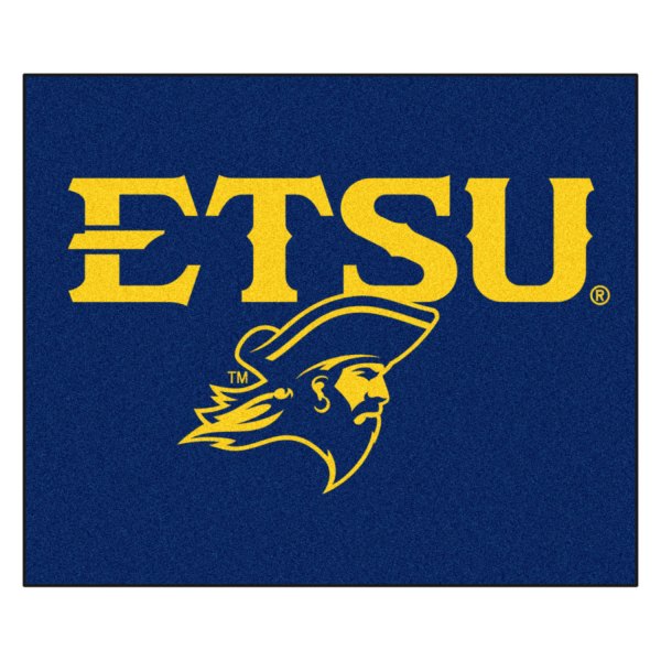 FanMats® - East Tennessee State University 59.5" x 71" Nylon Face Tailgater Mat with "Pirate Head & ETSU" Logo