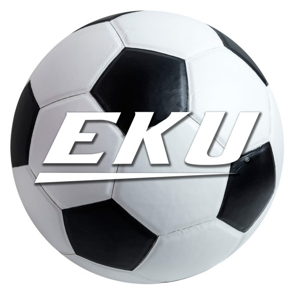 FanMats® - Eastern Kentucky University 27" Dia Nylon Face Soccer Ball Floor Mat with "EKU" Logo