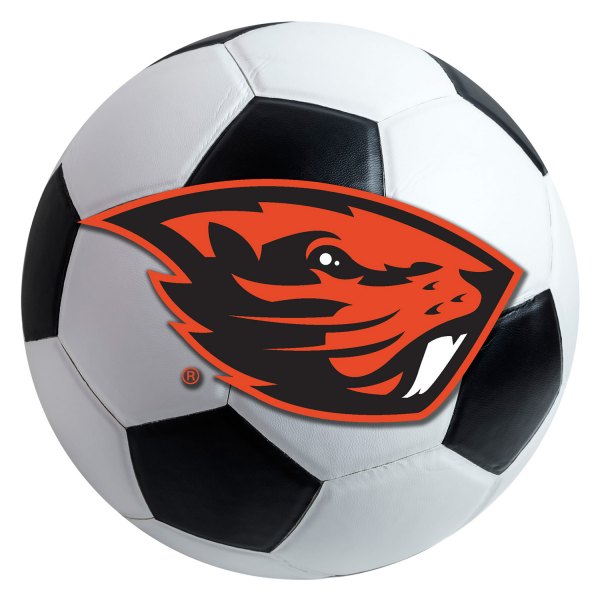 FanMats® - Oregon State University 27" Dia Nylon Face Soccer Ball Floor Mat with "Beaver" Logo